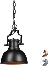 vermoeidheid maat Wet en regelgeving Relaxdays hanglamp industrieel - plafondlamp vintage - hangende lamp -  eettafel lamp -... | bol.com