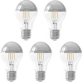 5 stuks Calex LED kopspiegellamp Zilver E27 4W 2300K Dimbaar