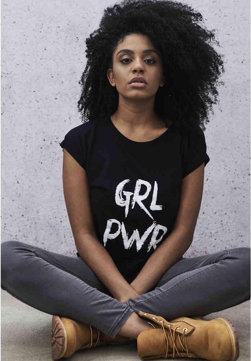 Mister Tee GRL PWR Shirt Girl power XL Zwart