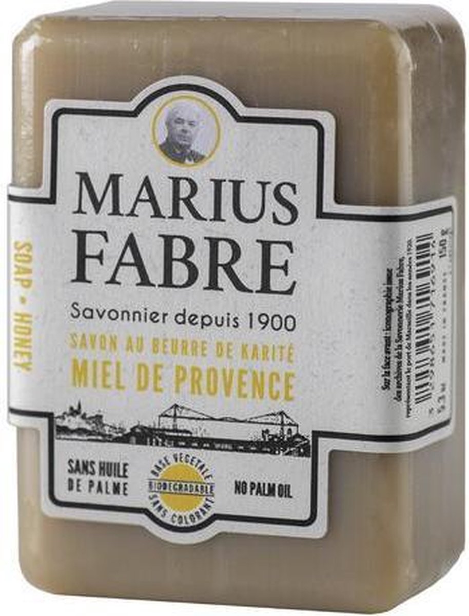Marius Fabre Zeep honing zonder palmolie 150 gram