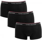 Tommy Hilfiger - Heren Onderbroeken 3-Pack Trunks Zwart - Zwart - Maat XXL