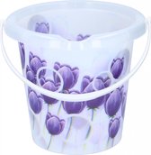 Tom Emmer Tulpen 10 Liter Polypropyleen Wit/paars