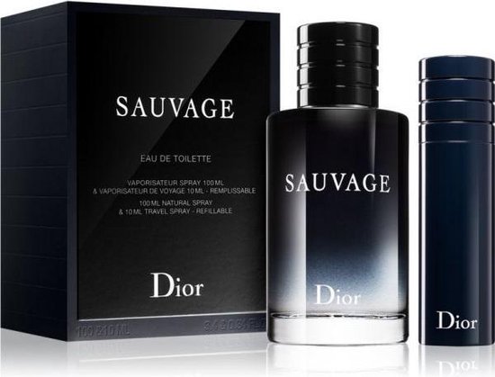 Sauvage by Christian Dior - Gift Set - 100 ml Eau De Toilette Spray + 10 ml  EDT... | bol.com