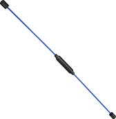 Bâton de balançoire Relaxdays - barre de fitness - bâton d'entraînement - 160 cm - fibre de verre - muscles profonds