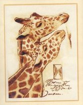 Giraffen borduren (pakket)
