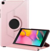 Draaibaar Hoesje - Rotation Tabletcase - Multi stand Case Geschikt voor: Samsung Galaxy Tab A 8.0 (2019) SM-T290 T295 - Rose goud