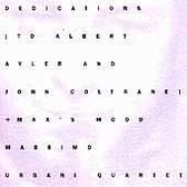 Massimo Urbani Quartet - Dedications To Albert Ayler And John Coltrane + Max's Mood (CD)