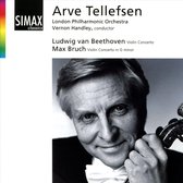 Arve Tellefsen, London Symphonic Orchestra, Vernon Handley - Beethoven: Violin Concerto/Bruch: Violin Concerto In G Minor (CD)