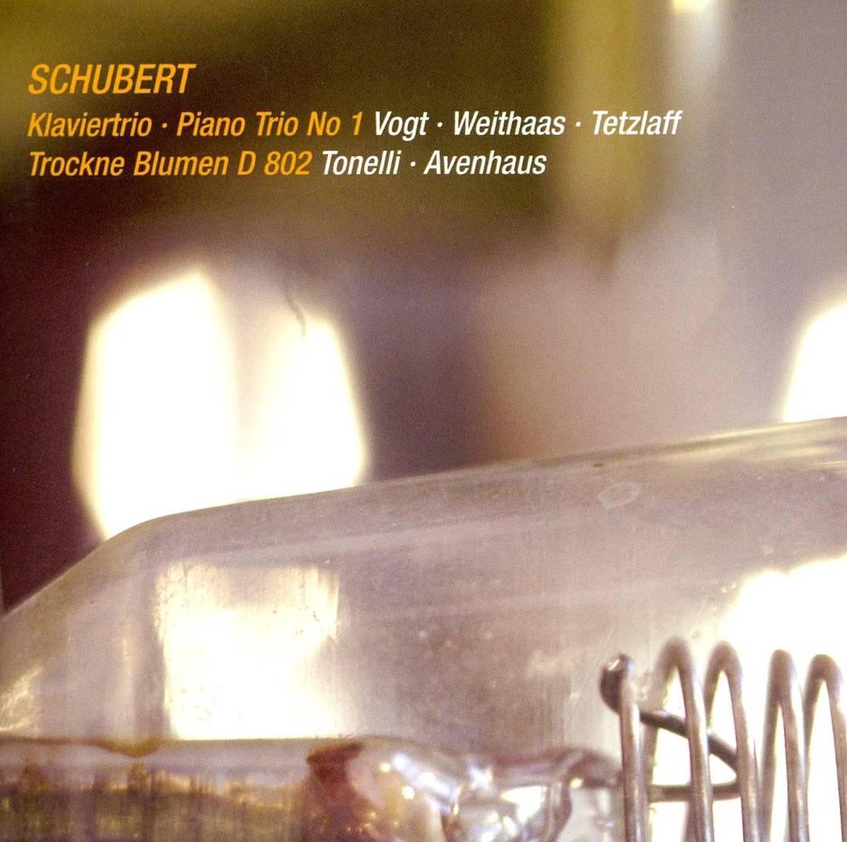 Franz Schubert, Piano Trio No 1 D898 & Trockne Blu