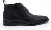 GENTS | Schoenen Heren | Nette Veterschoen halfhoog zwart 0052 Maat 42