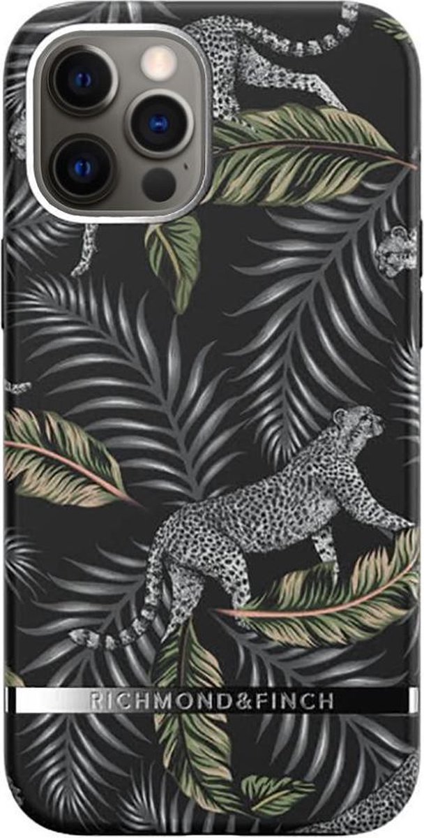 Richmond & Finch Silver Jungle het oerwoud hoesje voor iPhone 12 Pro Max - zilver