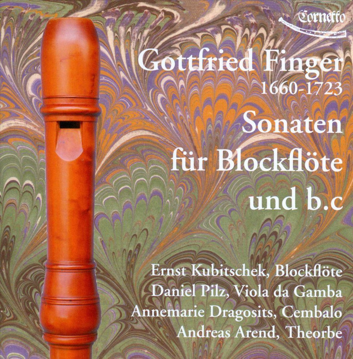 Finger Sonaten Für Blockflote+Bc
