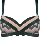 MARLIES DEKKERS COURAGE Zigzag print bh 75E