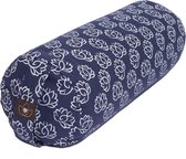 Yoga bolster eco indigo lotus rond – Lotus