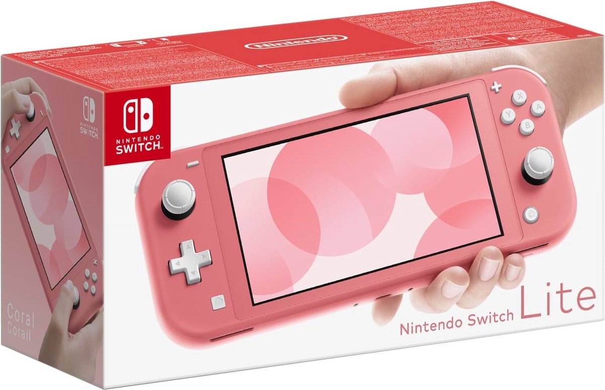 Nintendo Switch Lite Console - Coral - Nintendo