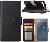 Sony Xperia XZ1 Hoesje Wallet Case Zwart