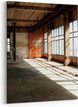 Schilderij - Verlaten gebouw — 70x100 cm