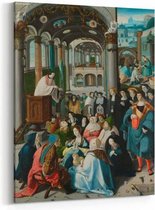 Schilderij - De roeping van Sint-Antonius — 70x100 cm