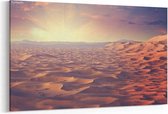 Schilderij - Zonnige woestijn — 90x60 cm