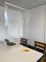 Transparante roll up banner | Corona scherm | Afscheidingsscherm |Kuchscherm | Spatscherm 200 x 100 cm (3 stuks)