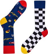 Many Mornings sokken Formula racing - Unisex - Maat: 43-46