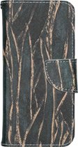 Design Softcase Booktype iPhone 12, iPhone 12 Pro hoesje - Wild Leaves