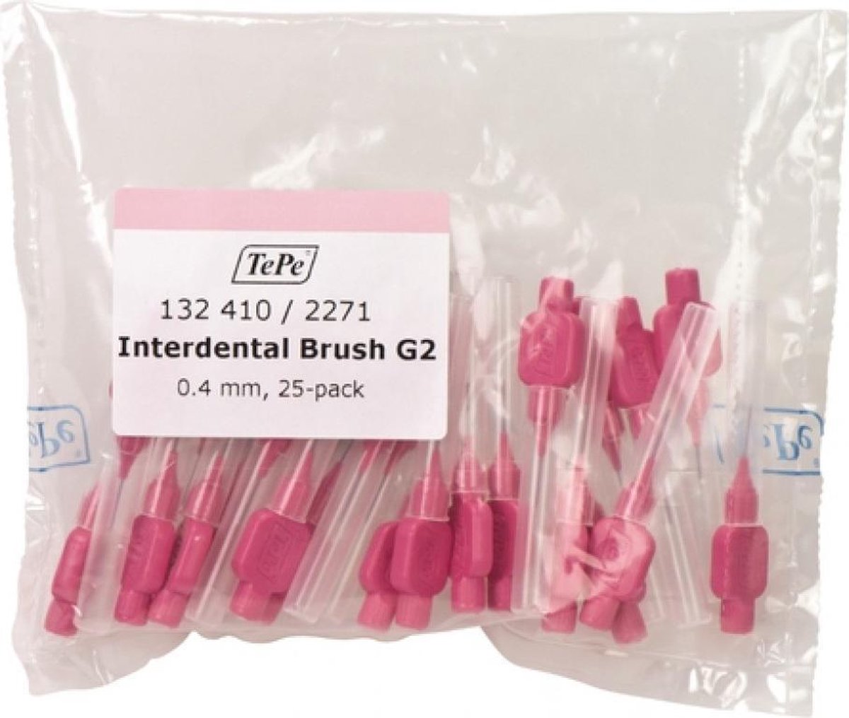 Goedkoopste TePe Interdentale Ragers Origineel 0,4 mm Roze - 3 x 25 stuks - Voordeelverpakking