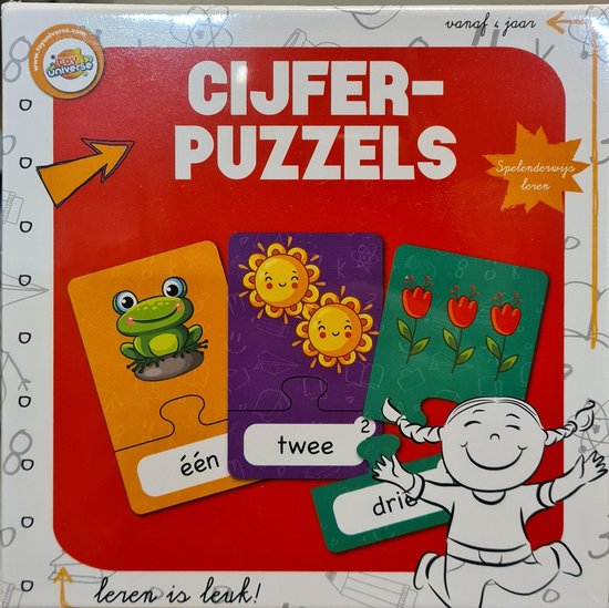 Afbeelding van het spel Cijfer Puzzels - Leren is Leuk - 30 Stuks Cijfers