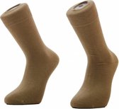 Marcmarcs heren katoenen sokken  2 paar  - 42  - beige