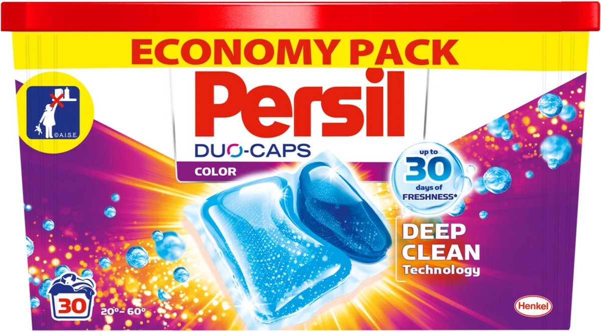 6x Persil Duo-Caps Wasmiddel Color 30 stuks