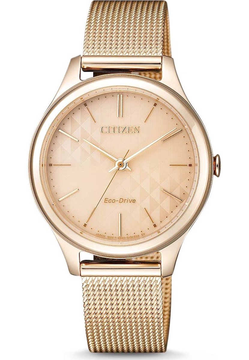 Citizen EM0503-83X Horloge - Staal - Rosékleurig - Ø 31 mm