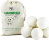 foto van Jean's goods drogerballen - droogballen - wasdrogerballen - wasdroger ballen - wasbol - wasbollen - wasballen - energiebesparende producten - energiebesparend - duurzaam cadeau - RWS wol - zero waste - wasverzachter - beige - 6 stuks