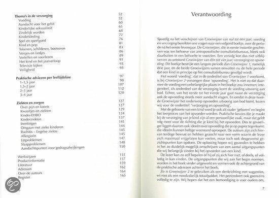 Inhoudsopgave en verantwoording van het boek 'Groeiwijzer'.