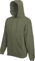 Fruit Of The Loom Heren Premium 70/30 Sweatshirt Capuchon / Hoodie (Klassiek Olive)