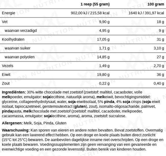 XXL Nutrition N'Joy Protein Bar 15Pack Eiwitrepen & snacks