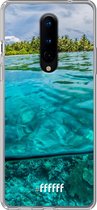 OnePlus 8 Hoesje Transparant TPU Case - Beautiful Maldives #ffffff