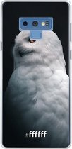 Samsung Galaxy Note 9 Hoesje Transparant TPU Case - Witte Uil #ffffff