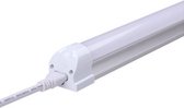 TL LED buis Puur Wit - 24 Watt  - 150 cm - Met Armatuur