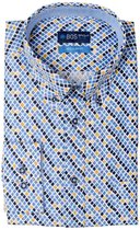 Bos Bright Blue 20307WI25BO Casual overhemd met lange mouwen - Maat S - Heren