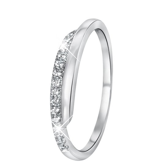 Bague en argent avec zircone