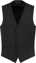 GENTS -  Gilet Heren - Viscose -  PV zwart Maat 54