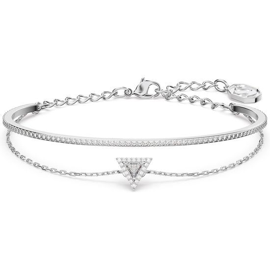 Swarovski Damen-Armband Metall Swarovski-Kristall M Silber 32022388