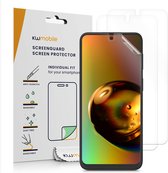 kwmobile 3x screenprotectors geschikt voor Motorola Moto G42 - beschermende folie voor smartphone