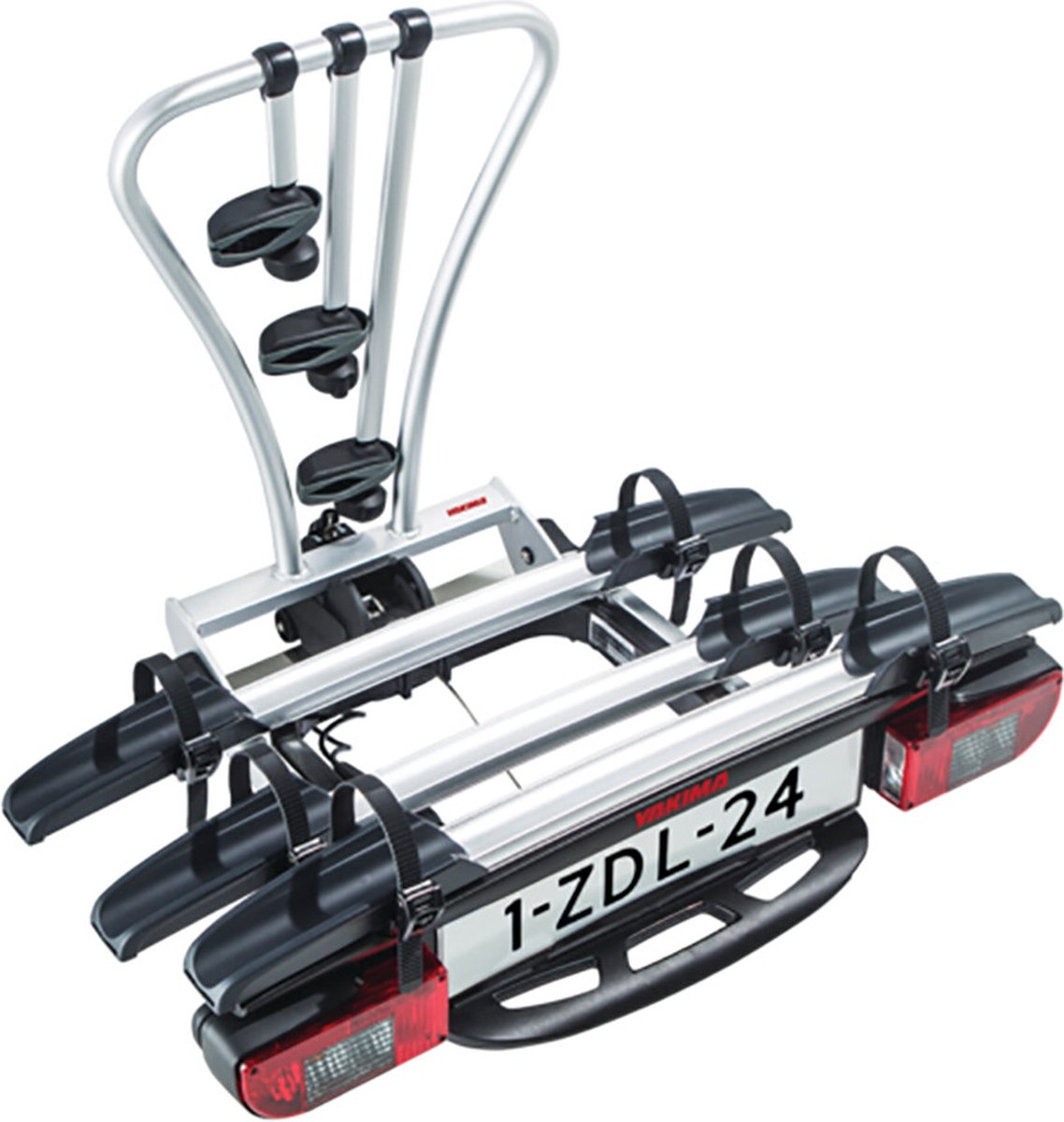 Yakima Fietsendrager Justclick 3 Voor 3 Fietsen Zilver/zwart – foto 3