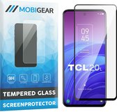 Mobigear - Screenprotector geschikt voor TCL 20L Glazen | Mobigear Premium Screenprotector - Case Friendly - Zwart