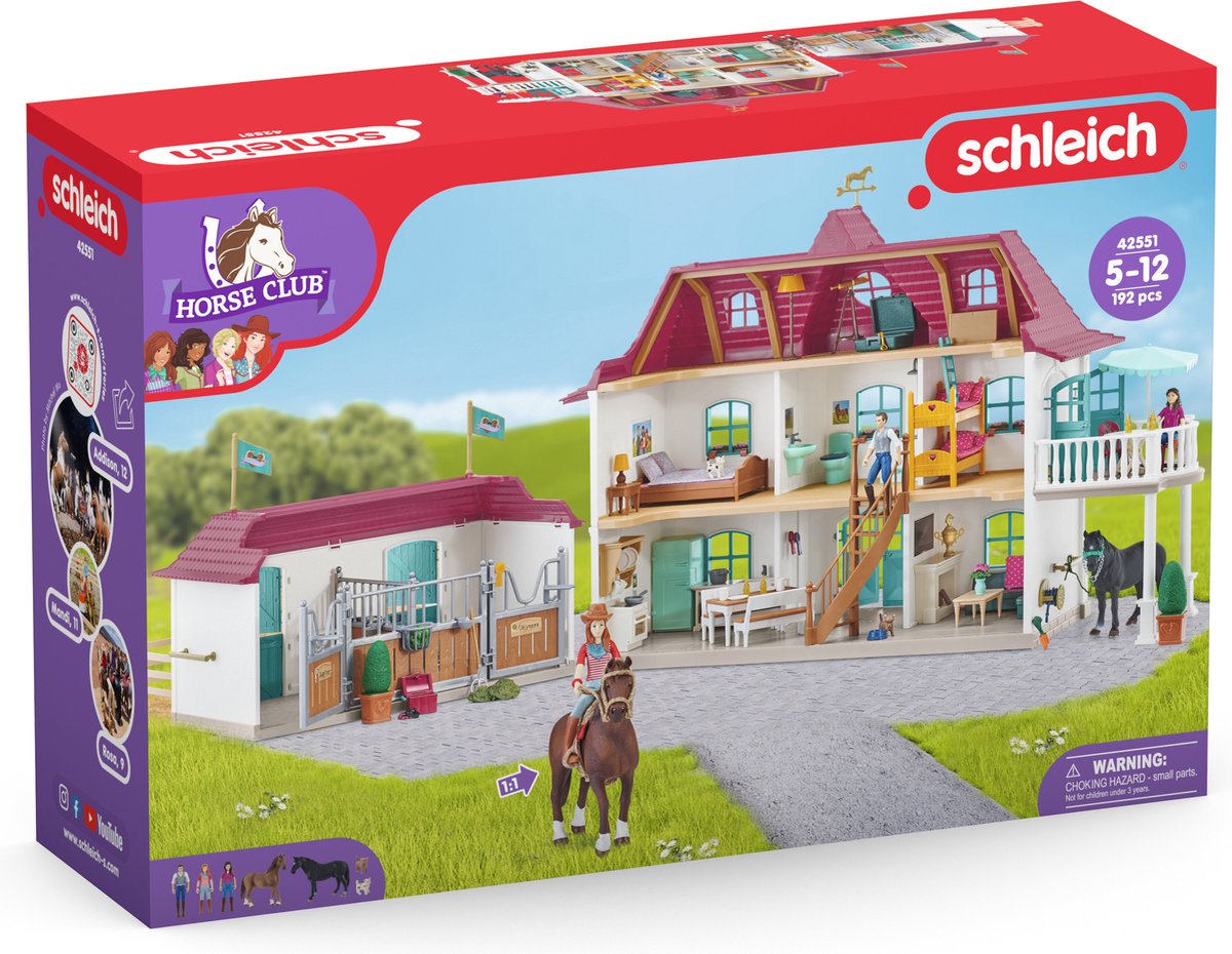 Voorkomen hoek Hertog schleich HORSE CLUB Speelfigurenset - Lakeside Paardenboederij -  Kinderspeelgoed voor... | bol.com