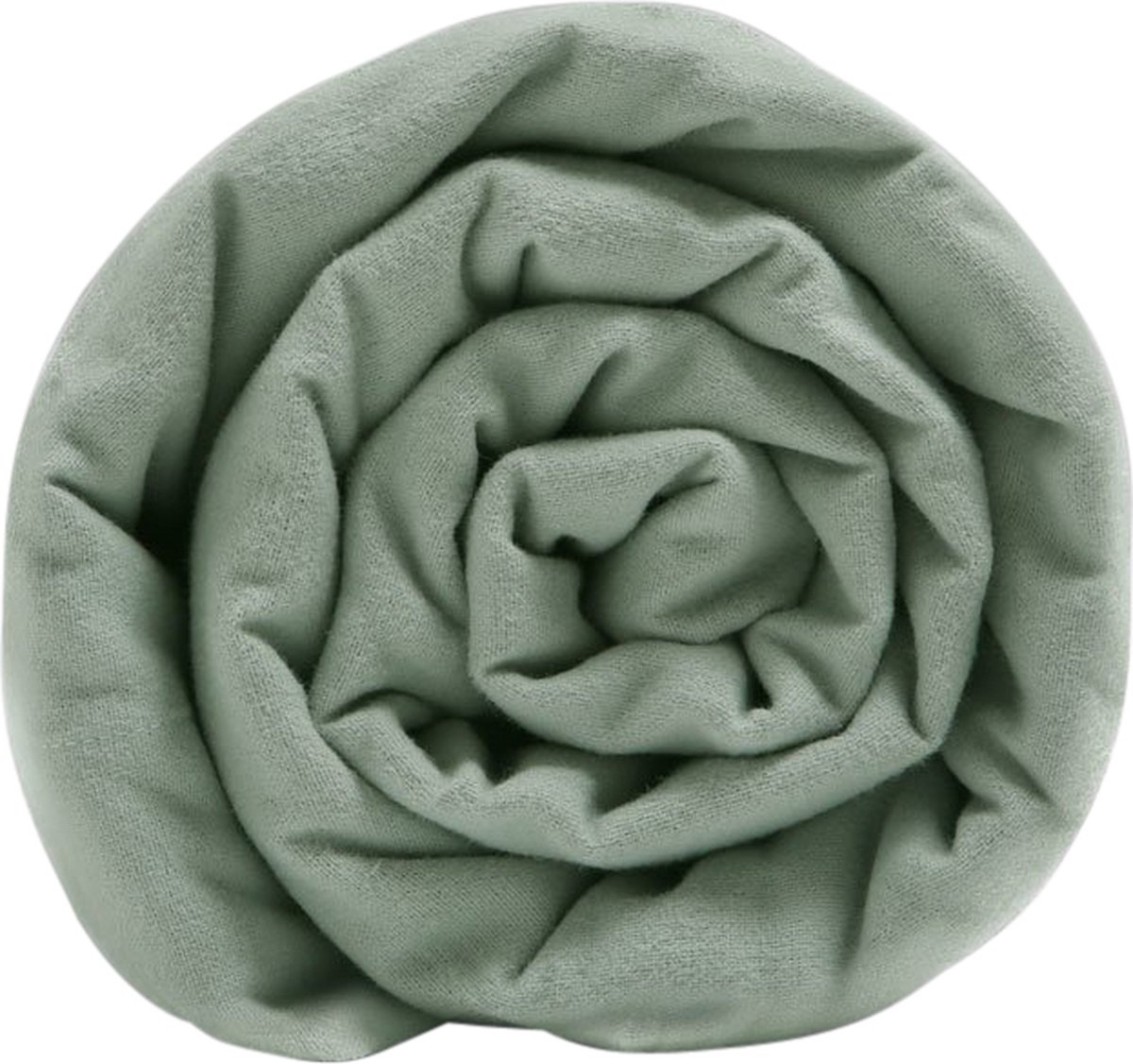 Yumeko laken flanel pale groen 240x260