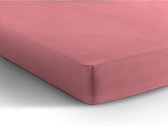 Jersey hoeslaken 70x150 cm - Roze - 100% Zacht Katoen
