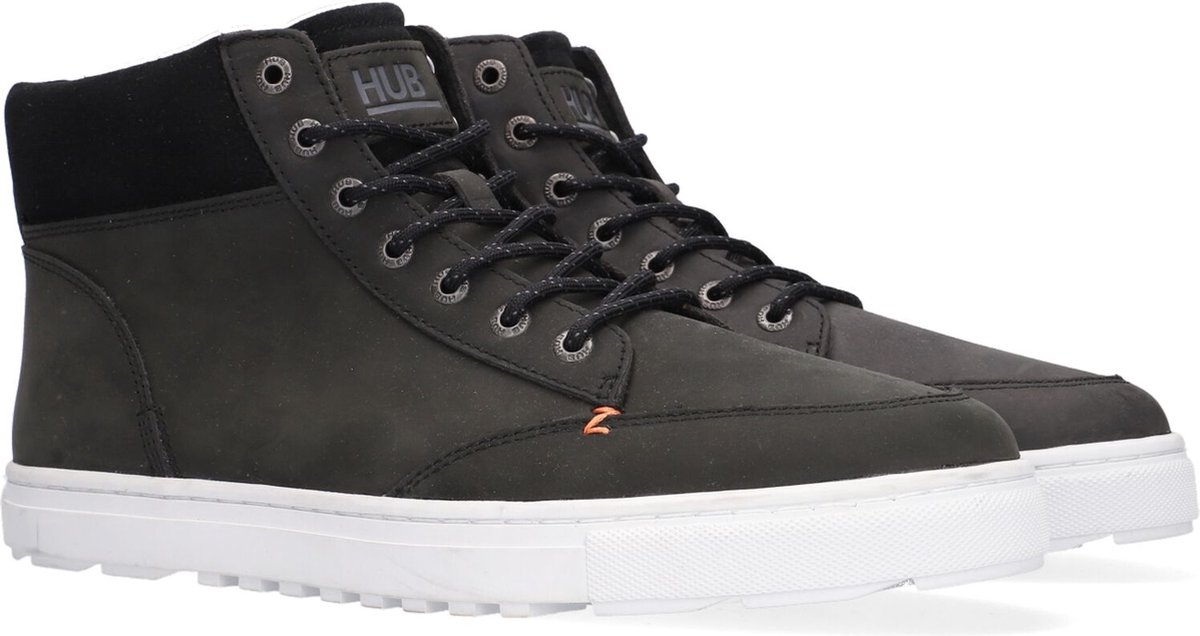 HUB Glasgow Hoge sneakers - Heren - Zwart - Maat 42 | bol.com