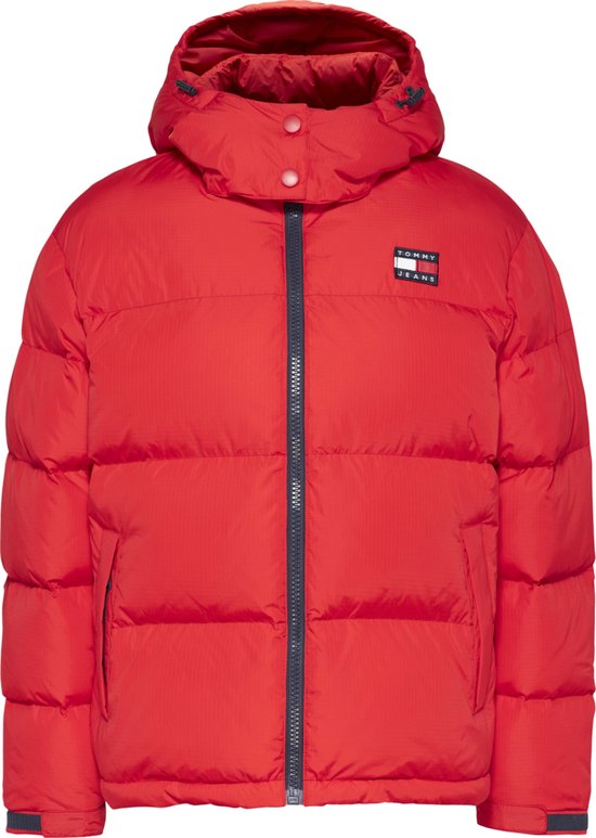 Tommy Jeans - Veste d'hiver pour femme Alaska Puffer Jacket - Rouge - Taille L